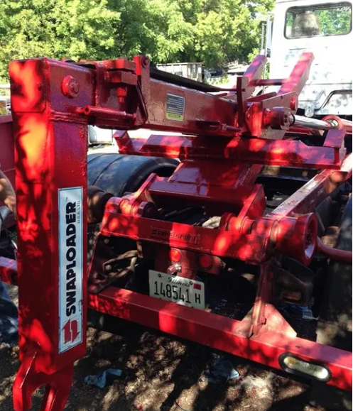 Dan's Hauling roll-off trucks